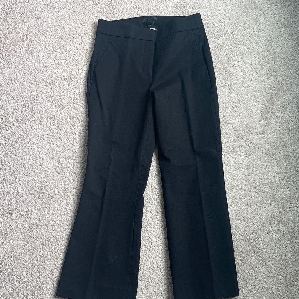 J. Crew Hayden Black Flare Pants